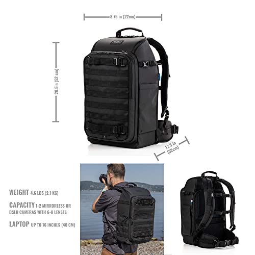 Tenba Axis v2 24L Camera Backpack for DSLR and Mirrorless Cameras and Lenses Plus a 16-inch Laptop – Black (637-756) - Image 2