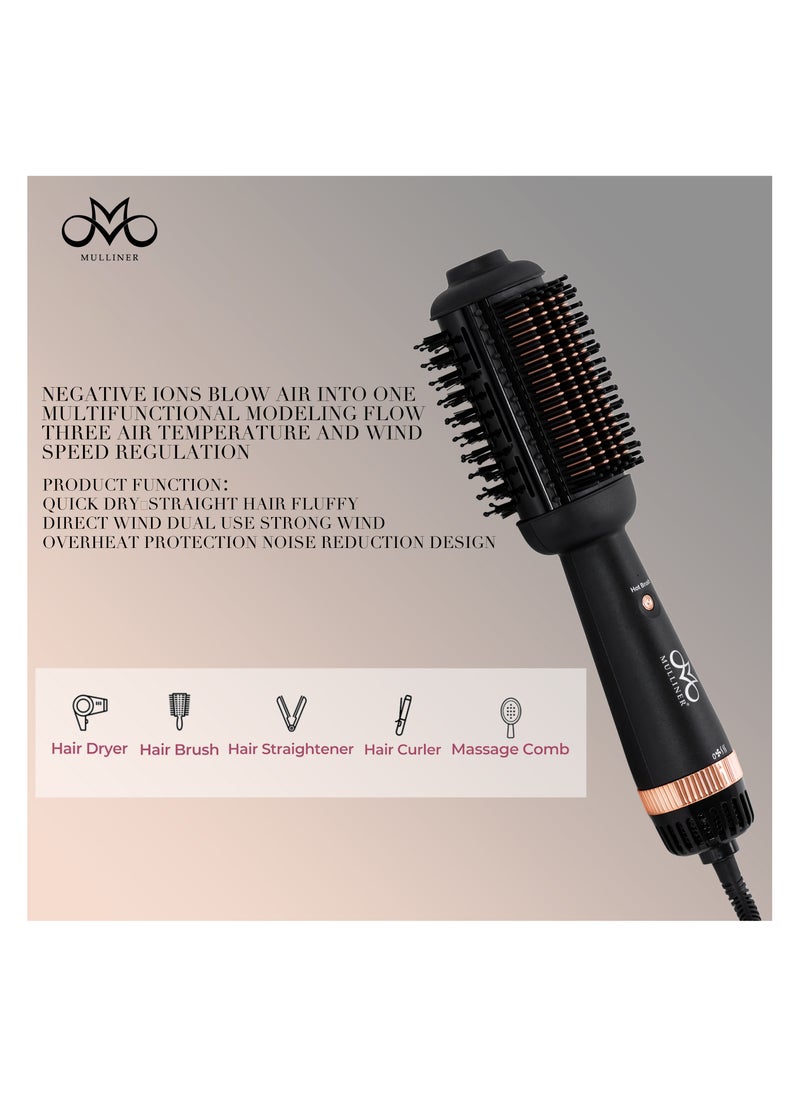 MULLINER Mulliner One Step Hair Dryer Brush and Styler Volumizer 1500W ML-5014  - Image 4
