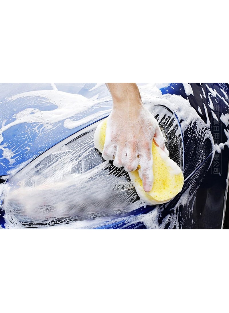 عربست مجموعة العناية والتنظيف الشاملة للسيارة من أرابيست، ١٢ قطعة - قفازات غسيل، إسفنجات تلميع وتشميع، فرش لمحور العجلات والإطارات، مناشف من الألياف الدقيقة | مجموعة تنظيف وصيانة شاملة للسيارة - Image 3