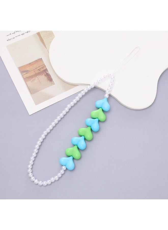 NIBEMINENT Phone Charm/ Chain Strap for Women Girls, Little Fragrance Flower Cell Phone Case Lanyard Wrist Strap