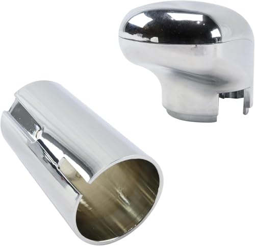 dreamdragon Silver Shift Cover & Knob Compatible with 13/18 Eaton Fuller Peterbilt Kenworth Freightliner - Image 2