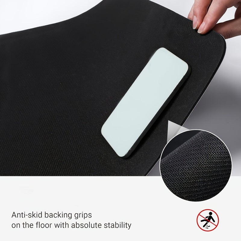 1pc Dark Gray Quick Absorb Non Slip Diatom Mud Bathroom Floor Mat 15 74x23 62in Geometric Design Shower Entryway Living Room Kitchen Bedroom Farmhouse - Image 4