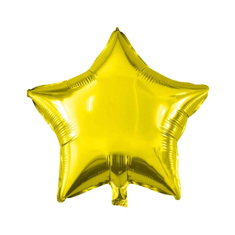 18 Star Foil Mylar Balloons Party Decorations Gold 10 Pieces