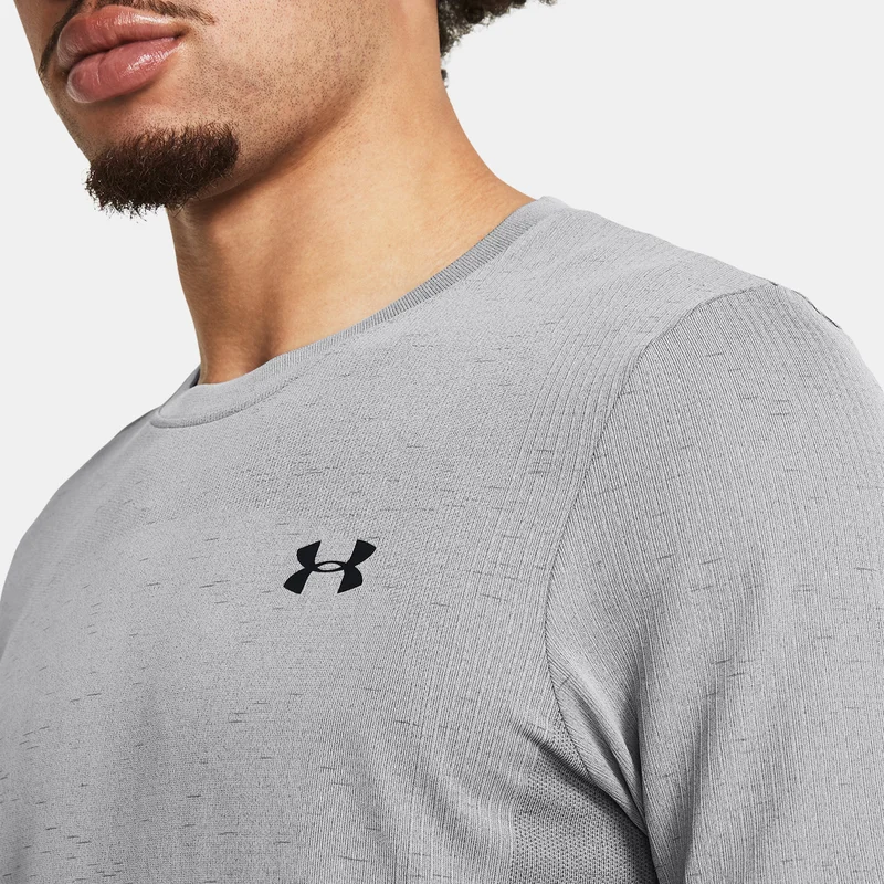 UNDER ARMOUR Grey Men's Vanish Seamless Training T-Shirt for Men | Best Price UAE