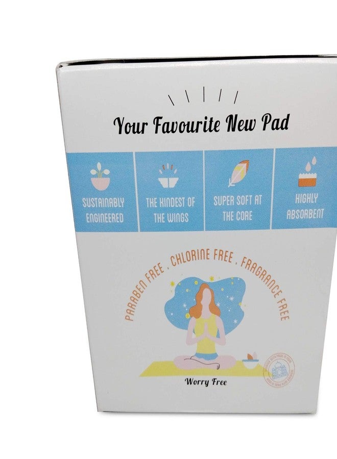 Plush Ultra-Thin Sanitary Pads For Women, 7 Cotton Sanitary Napkins- Pack of 4 | For Rash Free Periods | Pure U.S. Cotton Pads | For All Skin Types | Safe and Hygienic - Image 3