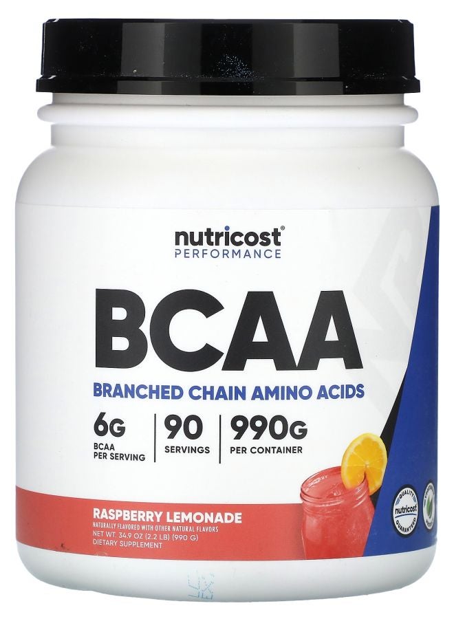 Nutricost Performance BCAA Raspberry Lemonade 2.2 lb (990 g)
