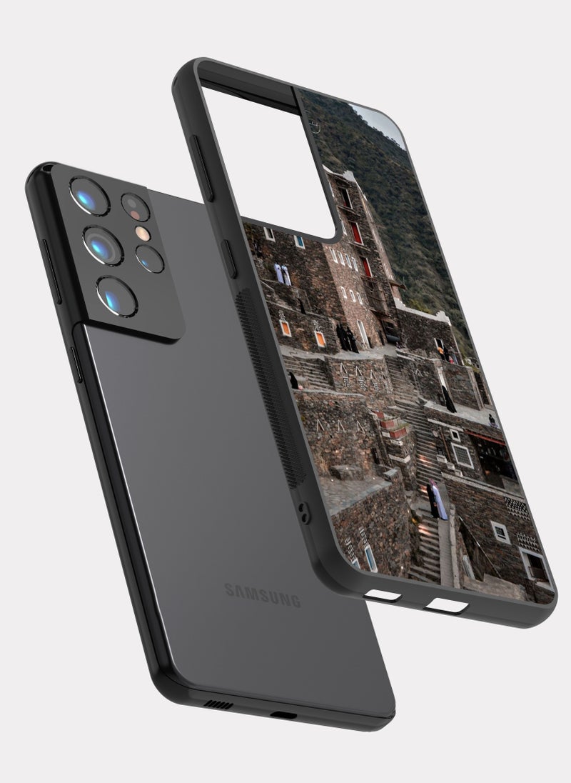 PXLAAT Samsung Galaxy S21 Ultra case cover Old Asiri Building - Image 2