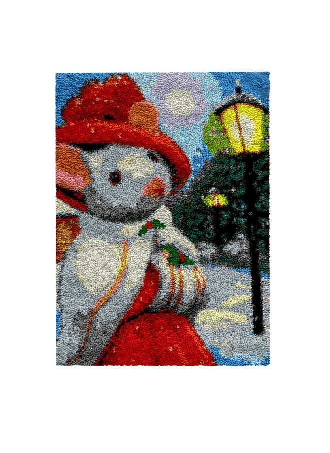 Loquat Latch Hook Rug Kit,Crochet Cat Sofa,Crochet Pattern,Crochet Rug Pattern,Tapestry Cushion Kit Craft Kit  - Image 1