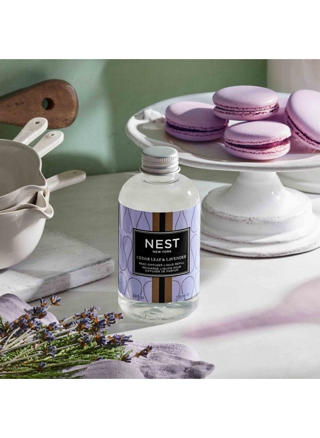 NEST FRAGRANCES Reed Diffuser Refill Cedar Leaf And Lavender 5 Fluid Ounces  - Image 4