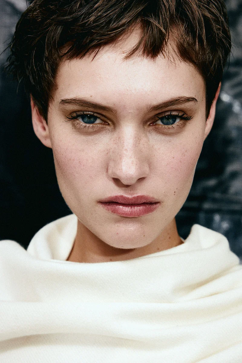 H&M Fringe-trimmed poncho