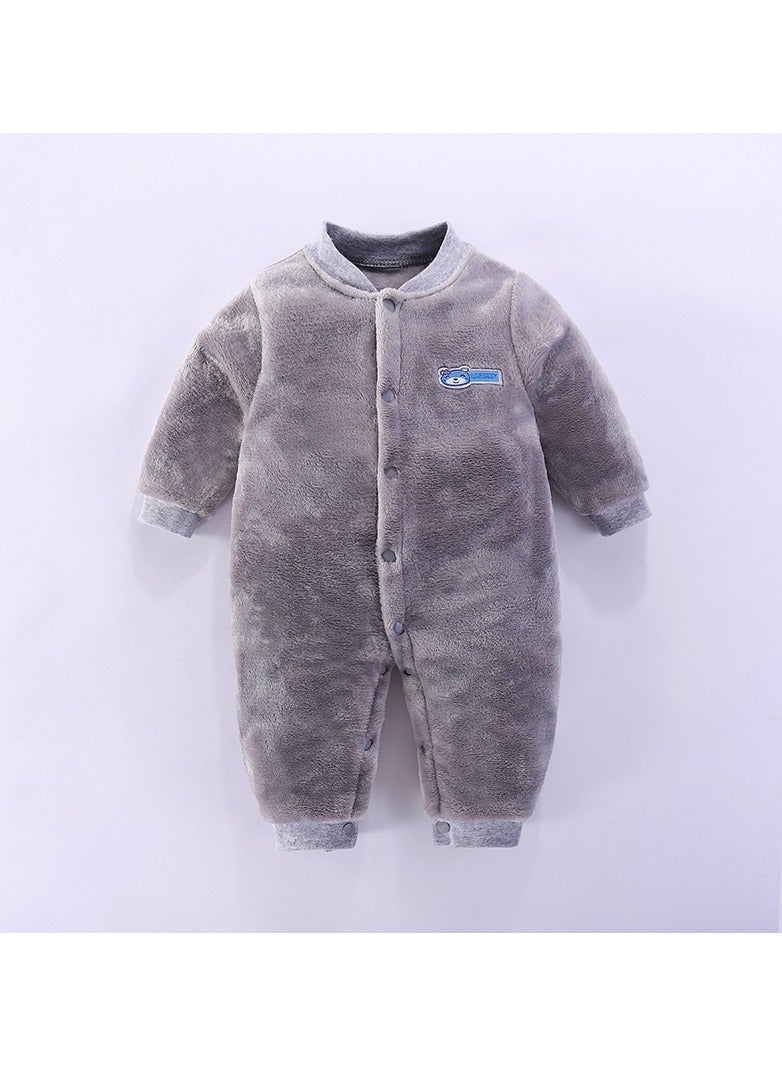 Loquat 0-1-2 Year Old Baby Home Jumpsuit 
