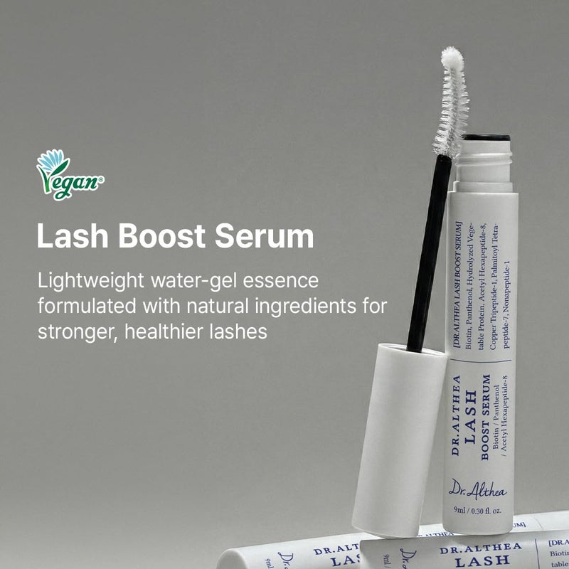 Dr.althea Lash Boost Serum – Korean Vegan Lash Growth Treatment with Hyaloveil & Biotin, Nourishes Lashes, Brows & Hairline, Fragrance-Free, 9ml - Image 2