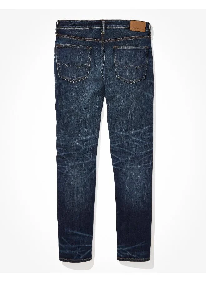 American Eagle Mid Wash Straight Fit Jeans