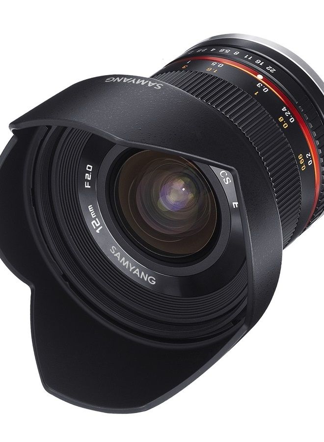 Samyang SY12M-E-BK 12mm F2.0 Ultra Wide Angle Lens for Sony E Cameras, Black - Image 3