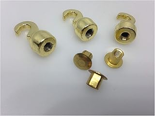 Galapagoz Galapagoz Grandfather Clock Weight Shell Hook and Nut Older Style 4 mm Thread Set of 3 USA - Image 1