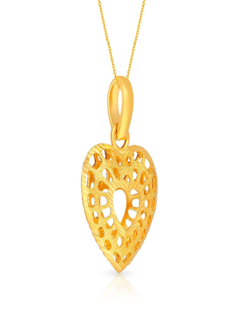 Malabar Gold and Diamonds 22 Karat 916 Purity Gold Pendant PDNOB23201Y - Image 2