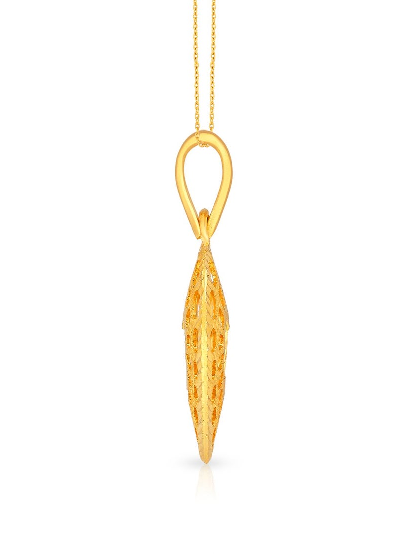 Malabar Gold and Diamonds 22 Karat 916 Purity Gold Pendant PDNOB23201Y - Image 3