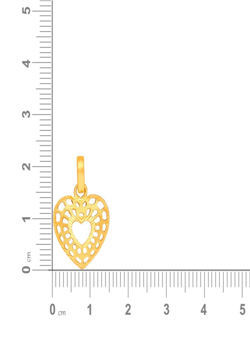 Malabar Gold and Diamonds 22 Karat 916 Purity Gold Pendant PDNOB23201Y - Image 5