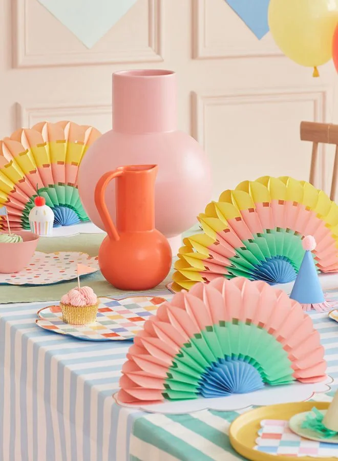 Meri Meri Honeycomb Rainbow Decorations