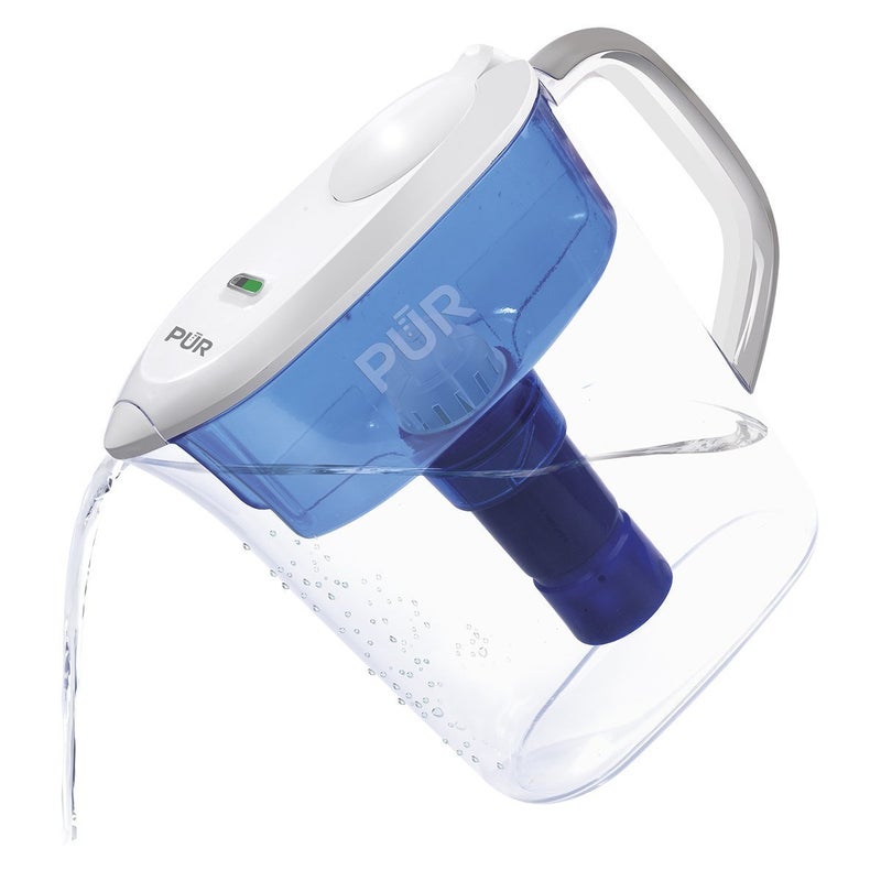 PUR PLUS Water Pitcher Filtration System, 11 Cup â€“ PUR Water Filter Pitcher, PPT111W - Image 1