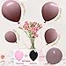 SCMDOTI Double Stuffed Blush Purple BalloonsDusty Purples Balloons Different Sizes 18 12 10 5 InchDouble Stuffed Balloon Arch for Boho Party Baby Shower Birthday Weddings Dusty Purple01 - Image 4