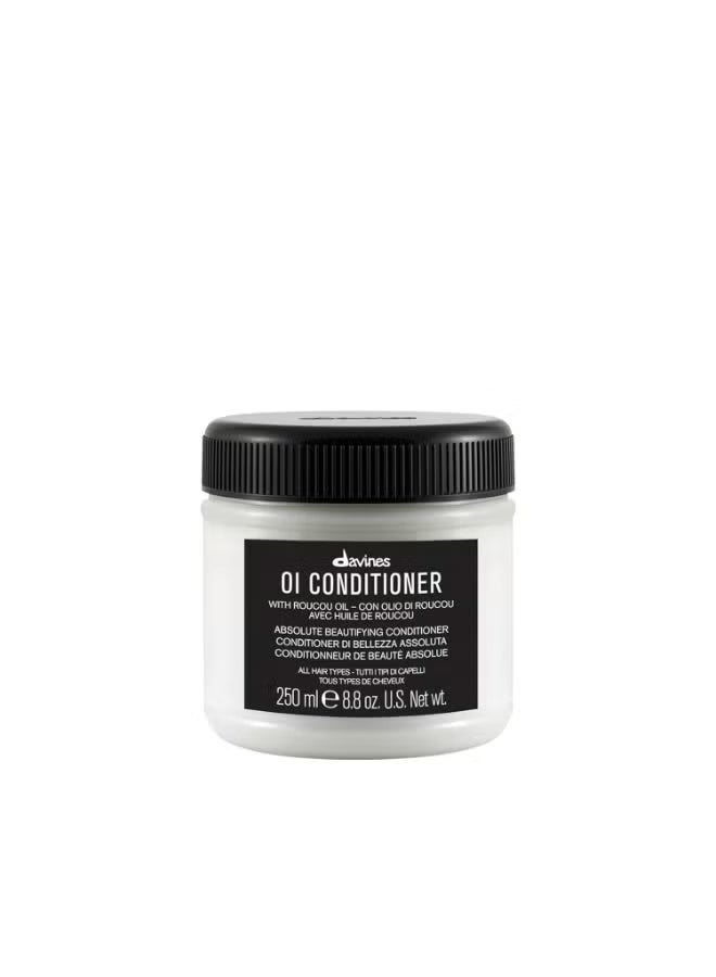 Davines OI Conditioner, Smoothing Conditioner For Normal Hair And All Hair Types, Softens And Restores Chemically Treated Hair - Image 1