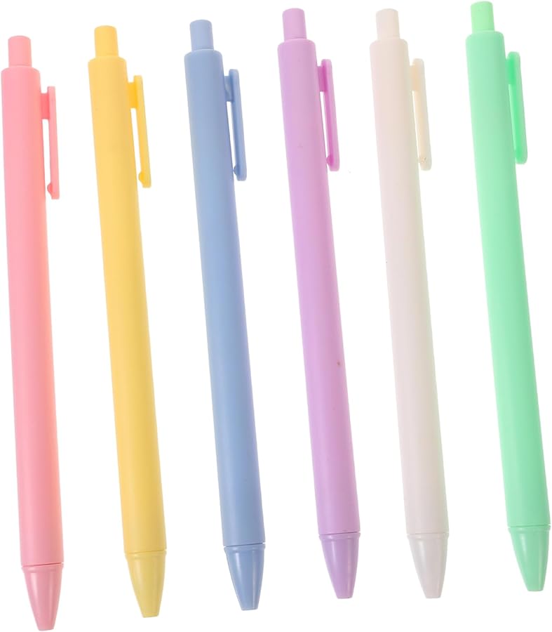Generic 6Pcs Erasable Gel Pens Set for Coloring School Office Multi Use ...