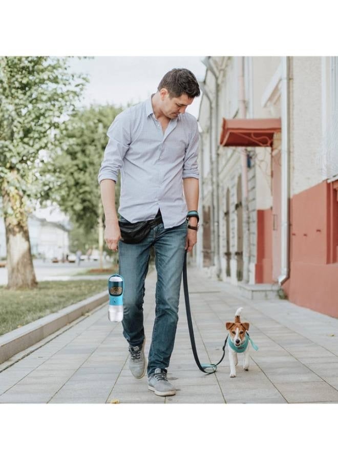 زجاجة ماء للكلاب مع وعاء طعام، وعاء ماء للجراء أثناء السفر، موزع مياه محمول للحيوانات الأليفة، إكسسوارات هدايا للكلاب، مستلزمات أساسية للجراء لمشي وتنزه قطط يوركشاير - Image 5