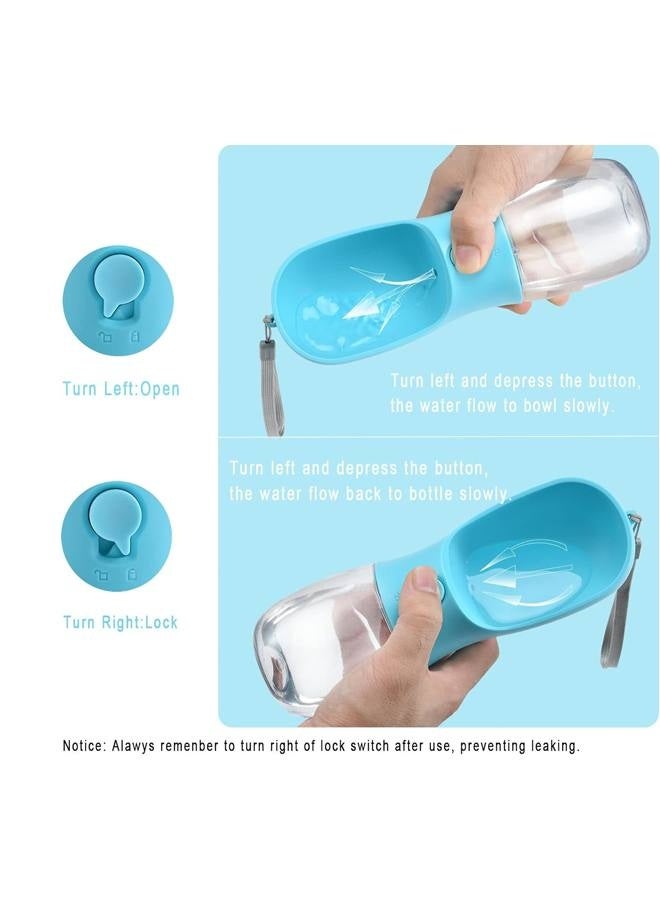 زجاجة ماء للكلاب مع وعاء طعام، وعاء ماء للجراء أثناء السفر، موزع مياه محمول للحيوانات الأليفة، إكسسوارات هدايا للكلاب، مستلزمات أساسية للجراء لمشي وتنزه قطط يوركشاير - Image 4