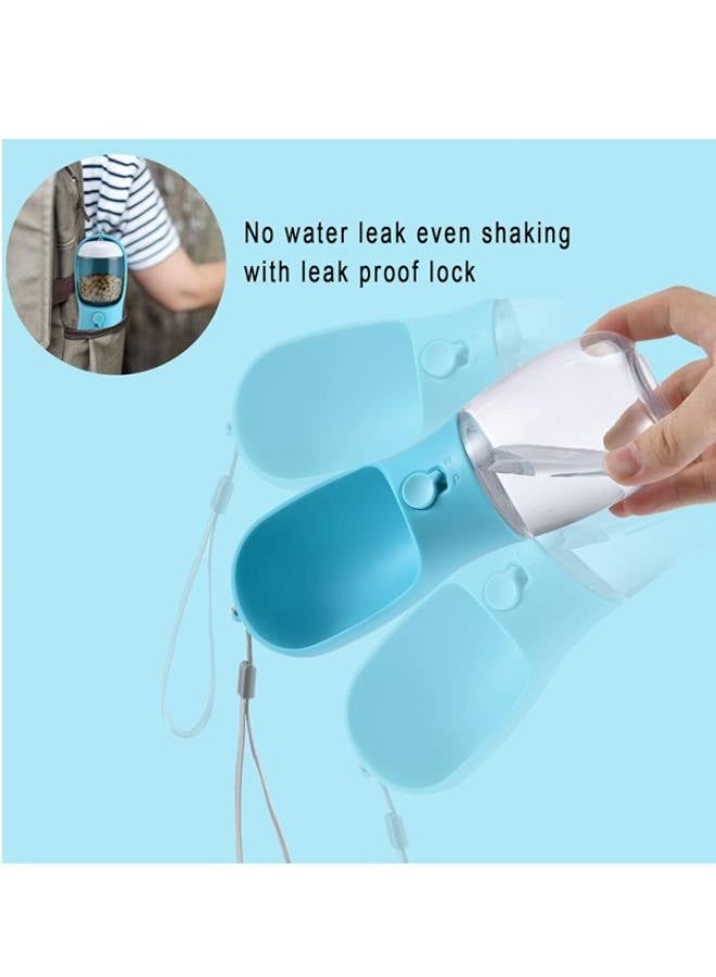 زجاجة ماء للكلاب مع وعاء طعام، وعاء ماء للجراء أثناء السفر، موزع مياه محمول للحيوانات الأليفة، إكسسوارات هدايا للكلاب، مستلزمات أساسية للجراء لمشي وتنزه قطط يوركشاير - Image 3