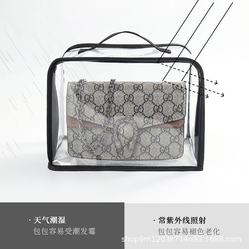 Bag Dust-Proof Bag Transparent Luxury Bag Storage Bag Moisture-Proof Protective Cover Counter Display Cabinet Anti-Oxidation - Image 5