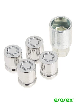 Chrome Cone Seat Wheel Locks M12 x 1.5 Thread Size Set of 4 - pzsku/Z10ED1730025C8DD29828Z/45/_/1683929635/41cbf7d7-0eab-4c24-9912-bd6e97a73d7e