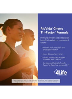 4life 4Life RioVida Chews - Dietary Supplement Supports Healthy Immune System Function and Aging - Supplement Formula with Elderberry, Acai Berry, and Transfer Factor Proteins - 30 Chews  - Image 3
