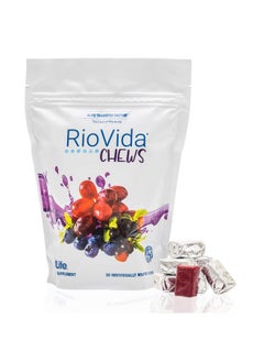 4life 4Life RioVida Chews - Dietary Supplement Supports Healthy Immune System Function and Aging - Supplement Formula with Elderberry, Acai Berry, and Transfer Factor Proteins - 30 Chews  - Image 1