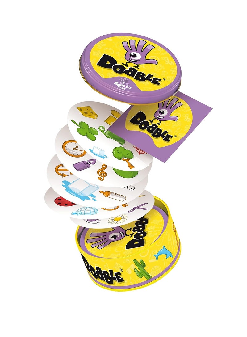 Asmodee Funskool Games- Dobble, Strategy Game,Family Card Game, 2-8 Player Game, for 6 Years and Above, Teen, Multicolor - Image 1