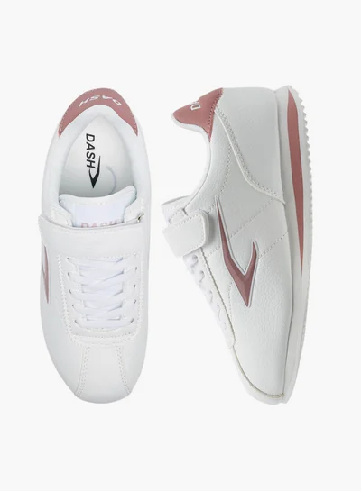 Dash Textured Sports Shoes with Hook and Loop Closure