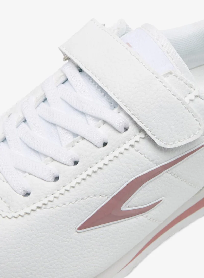 Dash Textured Sports Shoes with Hook and Loop Closure