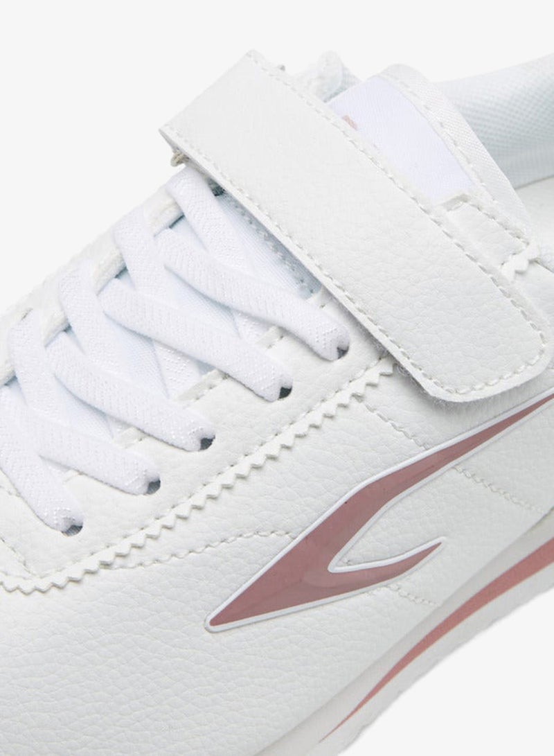 Dash Textured Sports Shoes with Hook and Loop Closure - Image 4