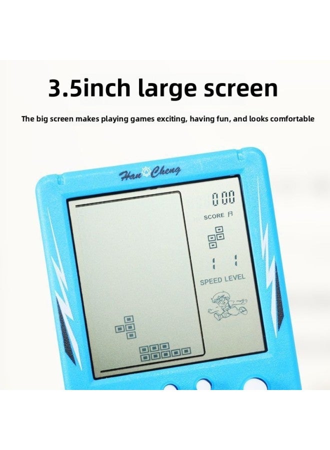 Large Screen Square Childhood Handheld Children's 8090 Retro Puzzle Nostalgic Old Toys Postage A Batch-Model:Green [large Screen Game Console-free Battery] - Image 4