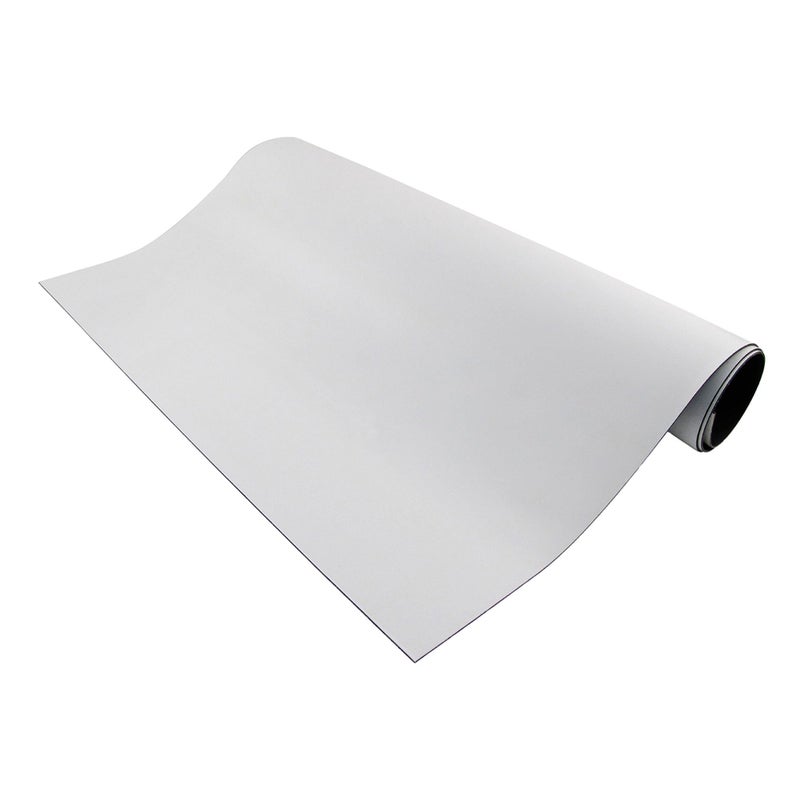 Master Magnetics Flexible Magnetic Sheet - Non-Adhesive Magnet - Ideal for Car Signs - Strong DIY Magnets for Fridge, Dry Erase Board, Crafting - 24.5" L x 12" W - White Vinyl Front - 1-Pack - Image 1