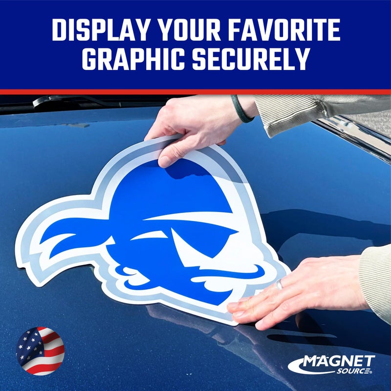 Master Magnetics Flexible Magnetic Sheet - Non-Adhesive Magnet - Ideal for Car Signs - Strong DIY Magnets for Fridge, Dry Erase Board, Crafting - 24.5" L x 12" W - White Vinyl Front - 1-Pack - Image 3