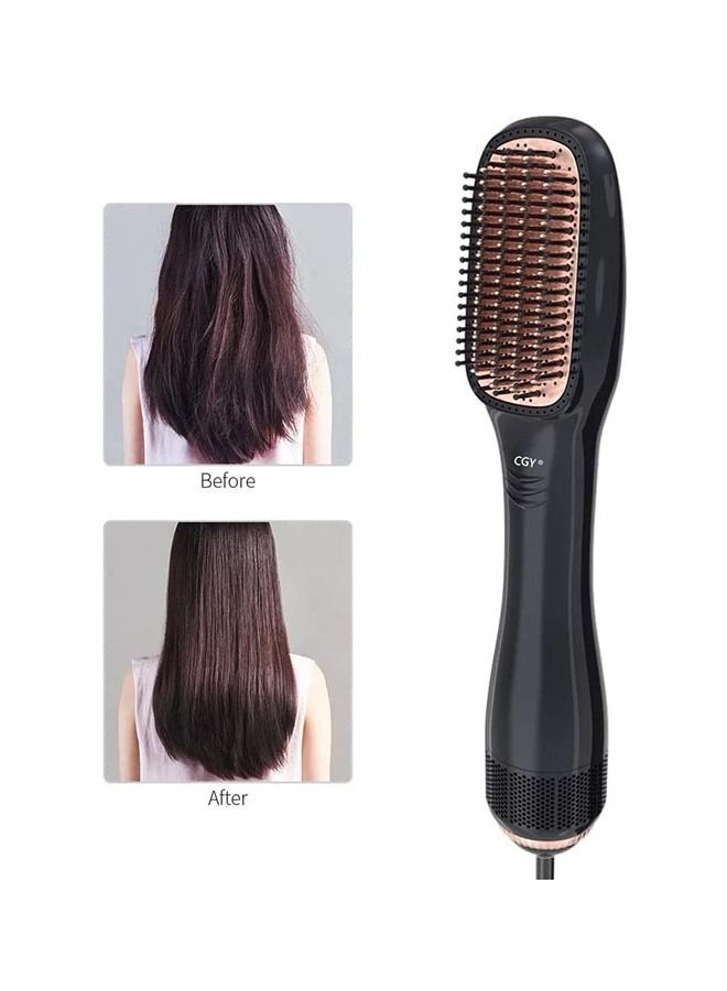 CGY Professional Steam And Infrared Hair Dryer Black/Rose Gold 380g - Image 3