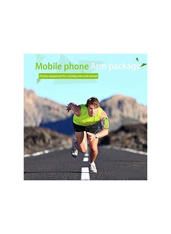 ARTC Sport Armband Outdoor Portable Running Pack Multifunction Arm Bag Pouch Case Wrist Wallet Running Cycling Smartphone Arm Sleeve Pocket Wave Point Pink  - Image 3
