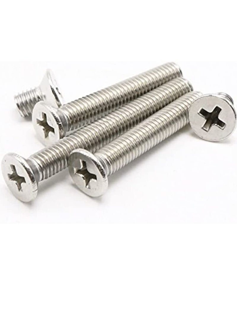 RACO Machine Screws Bolts Stainless Steel Round Head Phillips Screws Muliti Purpose Use 100 3.5x100 - Image 1