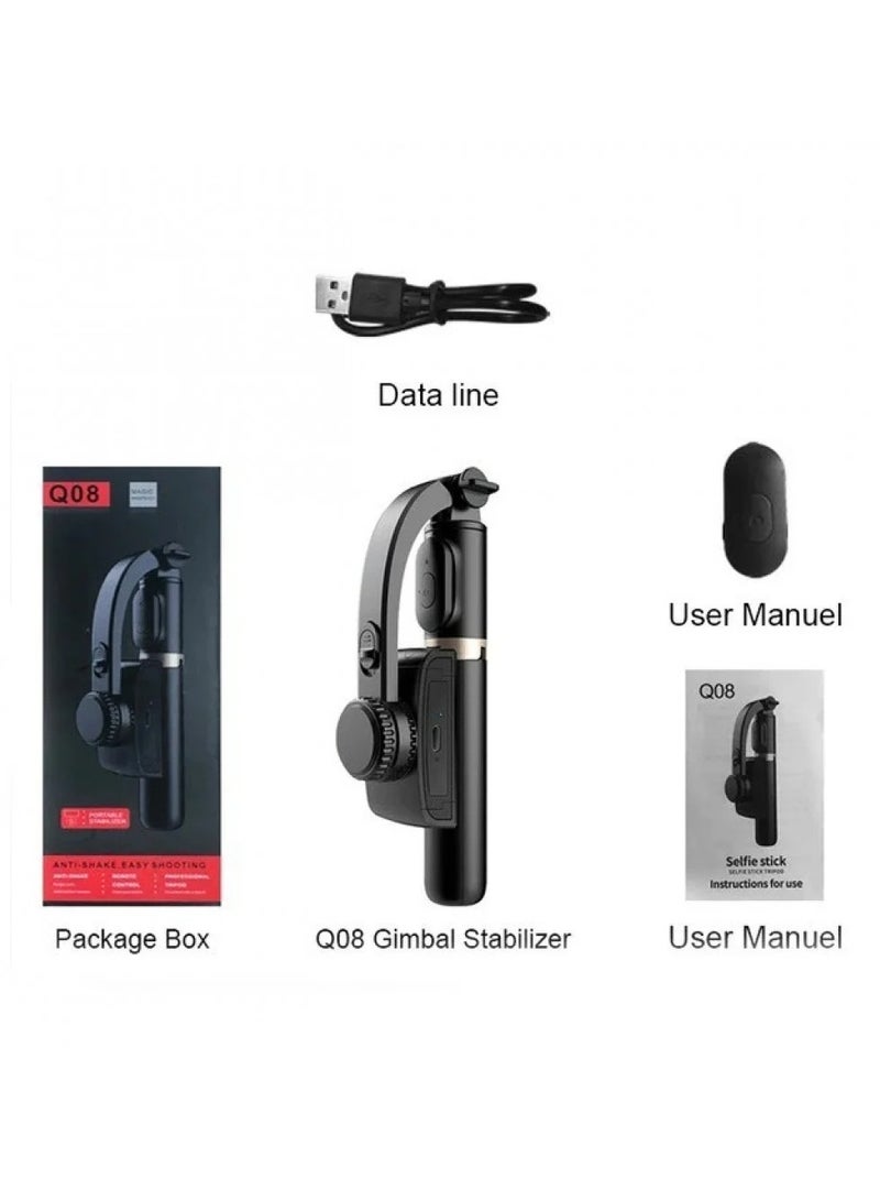 Q08 Gimbal Stabilizer Smart Phone Tripod Selfie Stick - Image 2