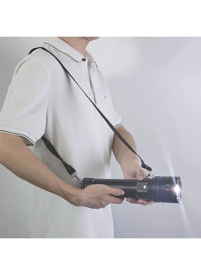 1pc Outdoor Large Emergency Flashlight Strong Light Long Range Multi Level Dimming - Image 5