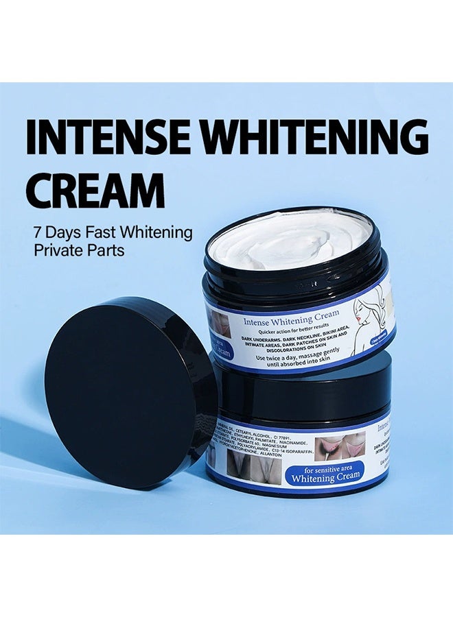 MOOYAM Intense Whitening Cream，Skin Lightening Cream Bleaching Cream For Body , Private Parts, Underarm, Knees, Elbows, Inner Thigh, Bikini Areas, Bikini Line, Natural Skin Whitening 100g - Image 2