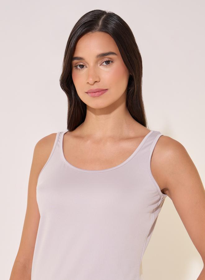 تايك تو طقم بيجامة كامي توب وبنطلون بطبعة خطوط - Image 4