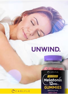 Melatonin 12mg, Berry Flavor, 100 Vegan Gummies - pzsku/Z10EDC83F5880279149E9Z/45/1741029695/ae9ba876-49a3-4a97-a4a0-46f026496f26