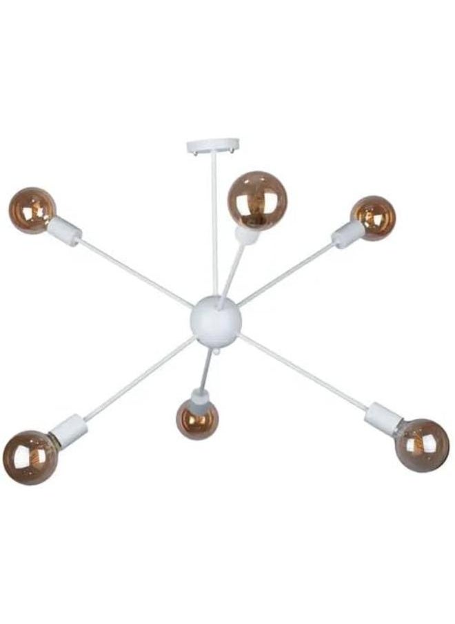 Generic Metal 6-Arm Chandelier  - Image 1